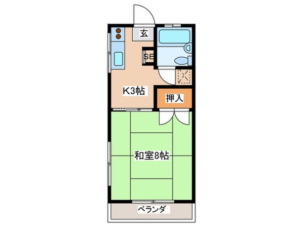 コーポ町田の物件間取画像